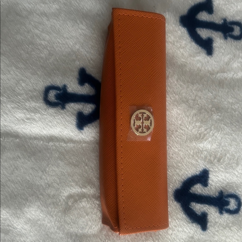 Tory Burch Orange Glasses Case